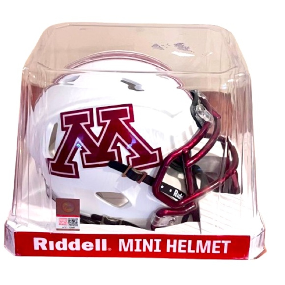 🆕- Minnesota Golden Gophers Riddell Speed Mini Helmet.